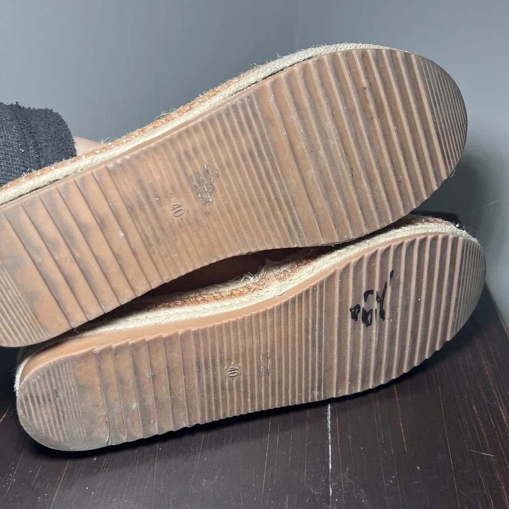 Women's Seastar Espadrills Camel W Seashells Size EU 40 (US 9) Slip On Shoes *se